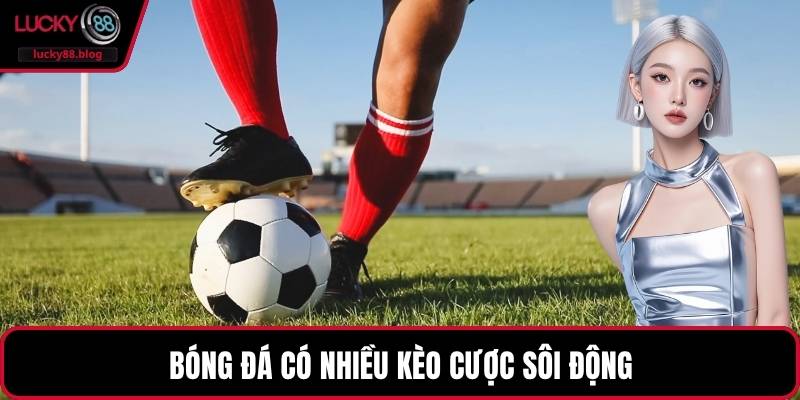 Bóng đá có nhiều kèo cược sôi động