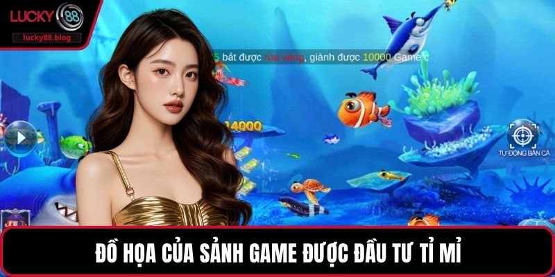 Đồ họa của sảnh game được đầu tư tỉ mỉ